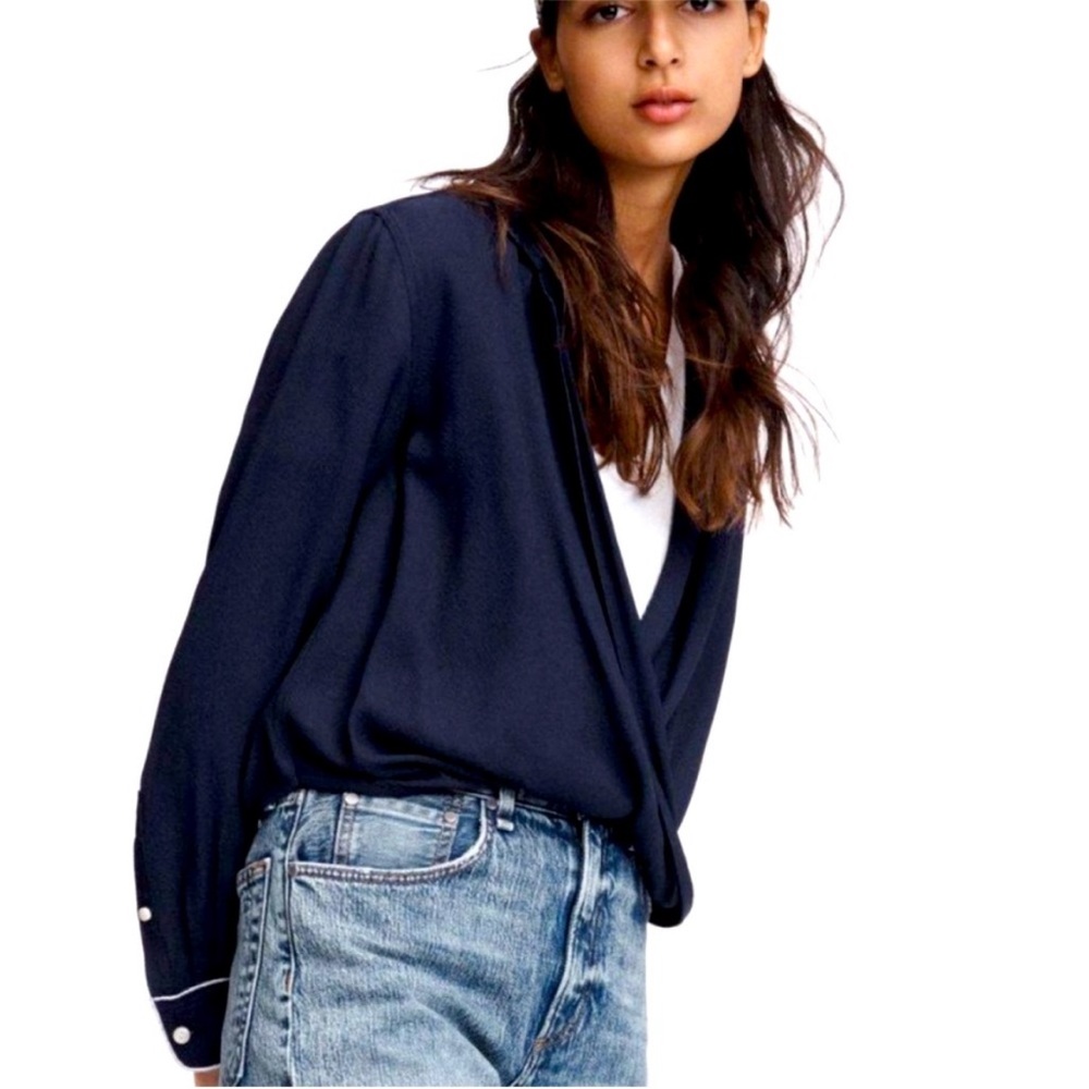 Rag & Bone Dean Navy Shirt